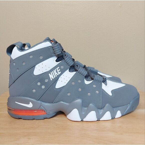 Nike Air Max 2 CB '94 Barkley Cool Grey White Orange 305440-005 Men's Size 9 - Picture 1 of 7